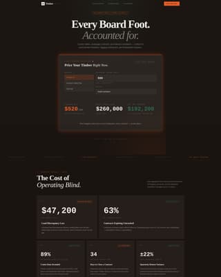 Timber - Powerful Forestry Landing Page Template