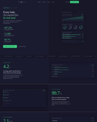 Leaf - Precision Tobacco Landing Page Template