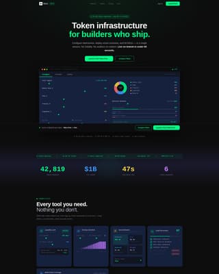 Mint - Powerful Token Launchpad Landing Page Template