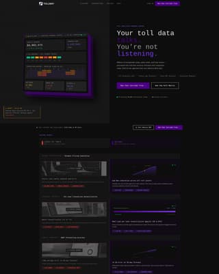 Tollway - Powerful Analytics Landing Page Template