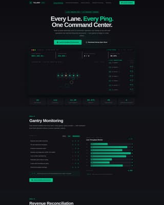 Tollway - Powerful Road Operations Landing Page Template