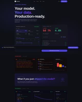 Finetune - Powerful Transfer Learning Landing Page Template
