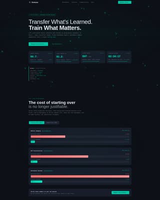 Calibrate — AI Model Tuning Landing Page Template
