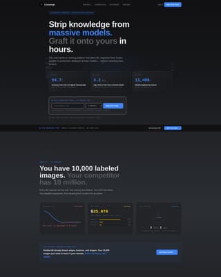 Converge - Powerful Transferlearning Landing Page Template