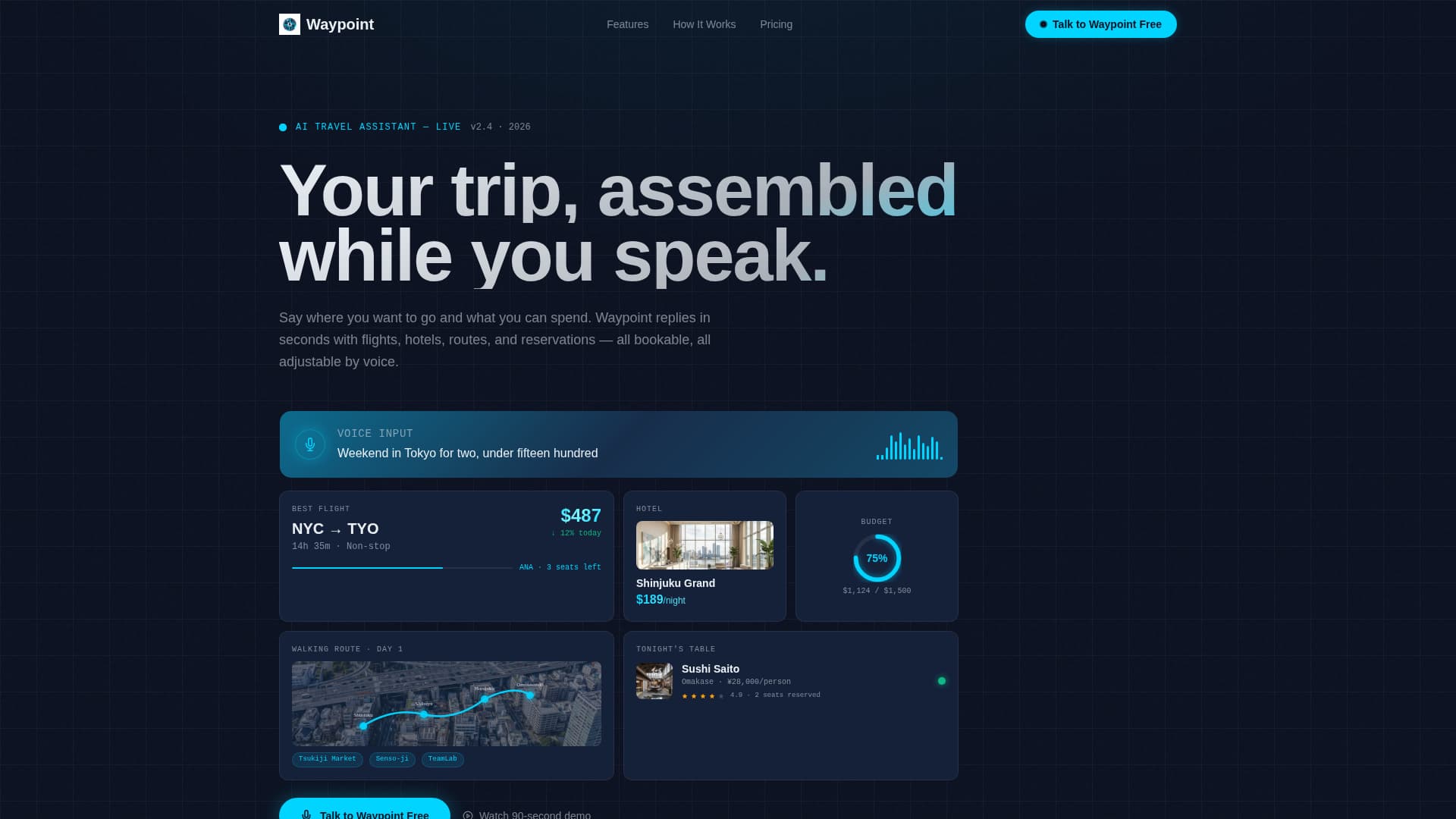 Transit — Smart Travel Landing Page Template