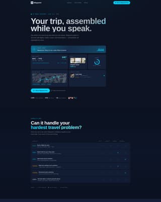 Transit — Smart Travel Landing Page Template