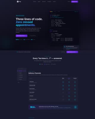 Ping - Intelligent Appointment Landing Page Template