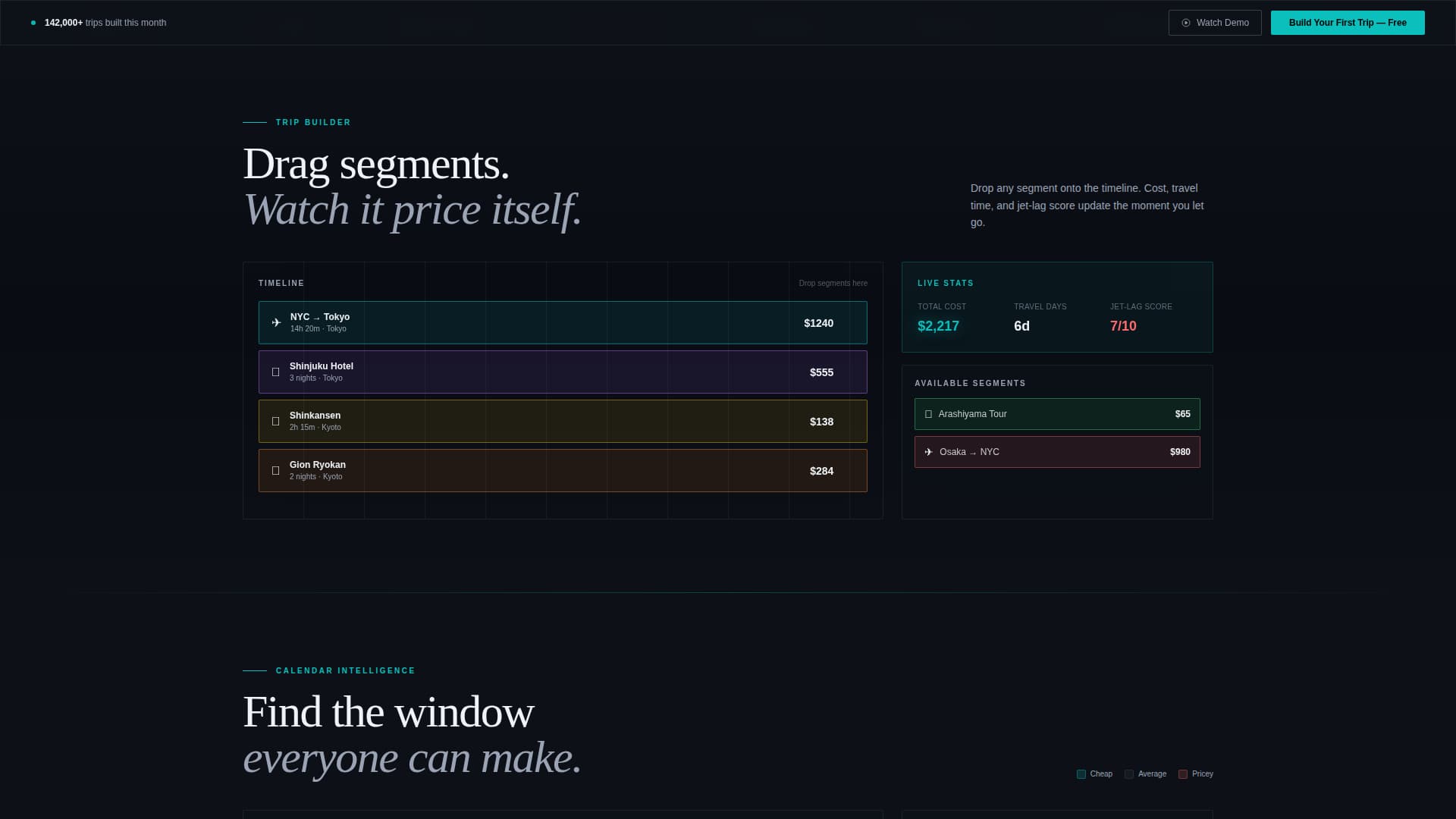 Itinerary - Seamless Travel Landing Page Template