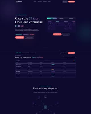 Itinerary - Powerful Travel CRM Landing Page Template