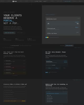 Portal - Powerful Travelagency Landing Page Template