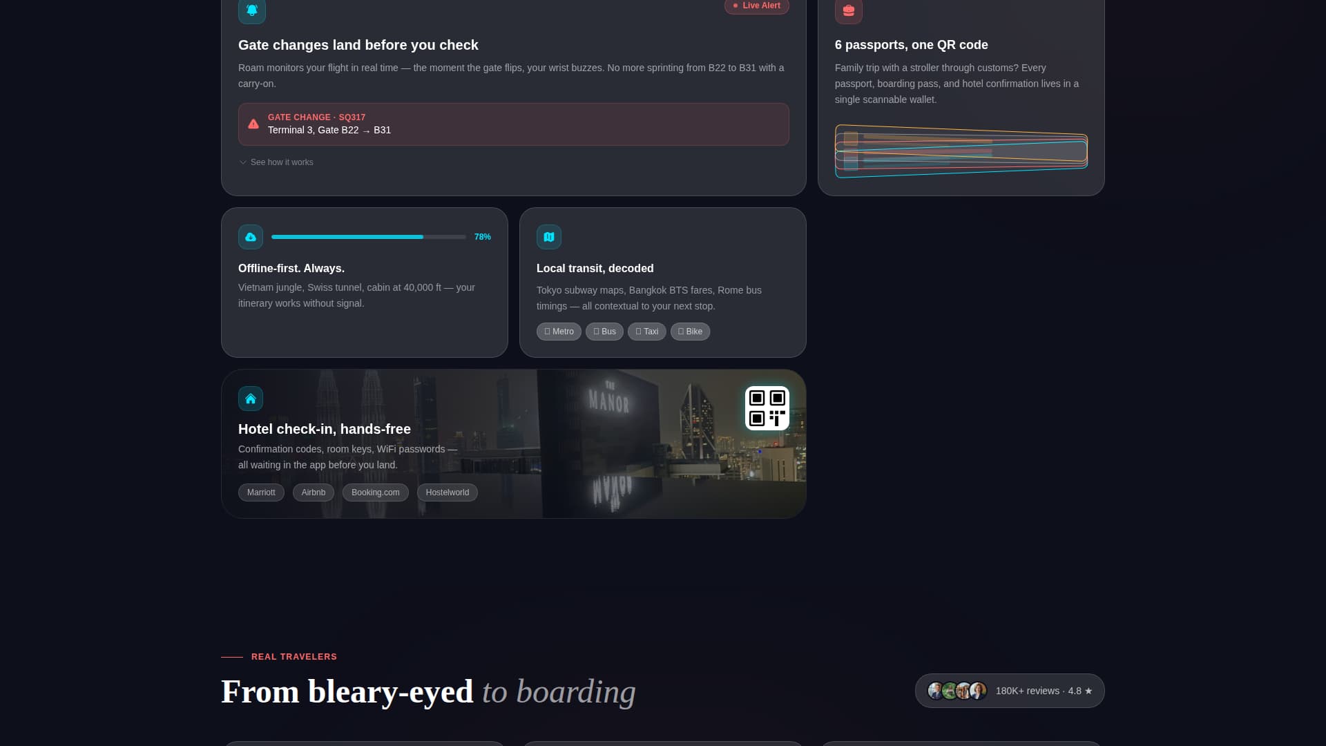 Roam - Dynamic Travel Landing Page Template
