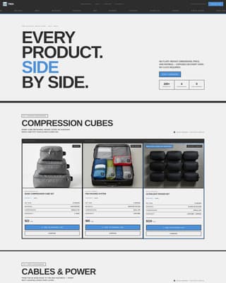 Trek - Brutalist Travel Landing Page Template