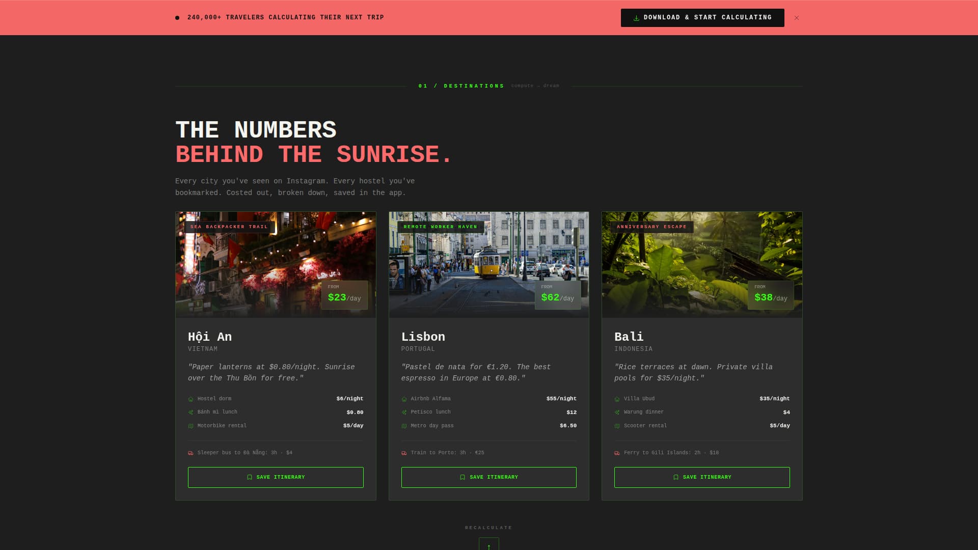 Wanderlust - Bold Travel Landing Page Template