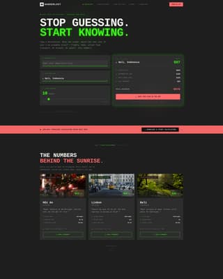 Wanderlust - Bold Travel Landing Page Template