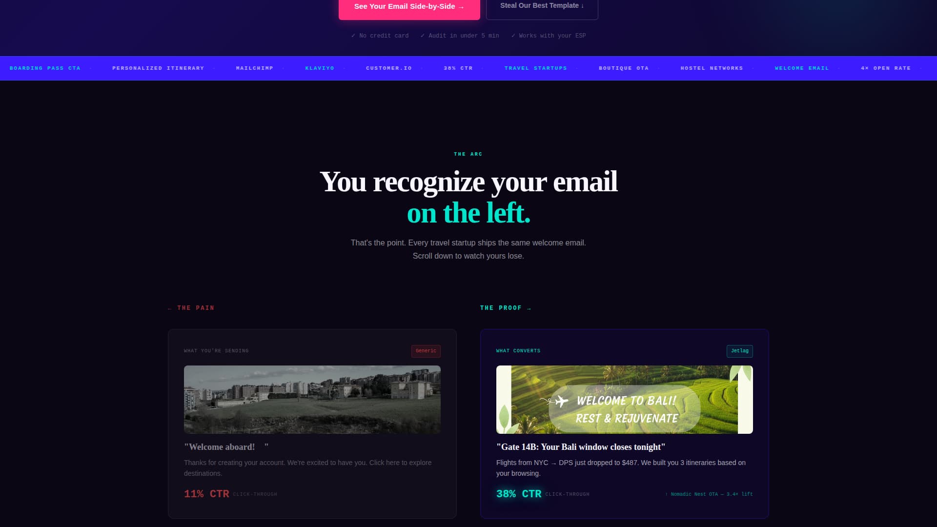Jetlag - Highconverting Travel Landing Page Template