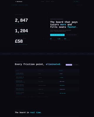 Matchboard - High-Impact Tutoring Landing Page Template