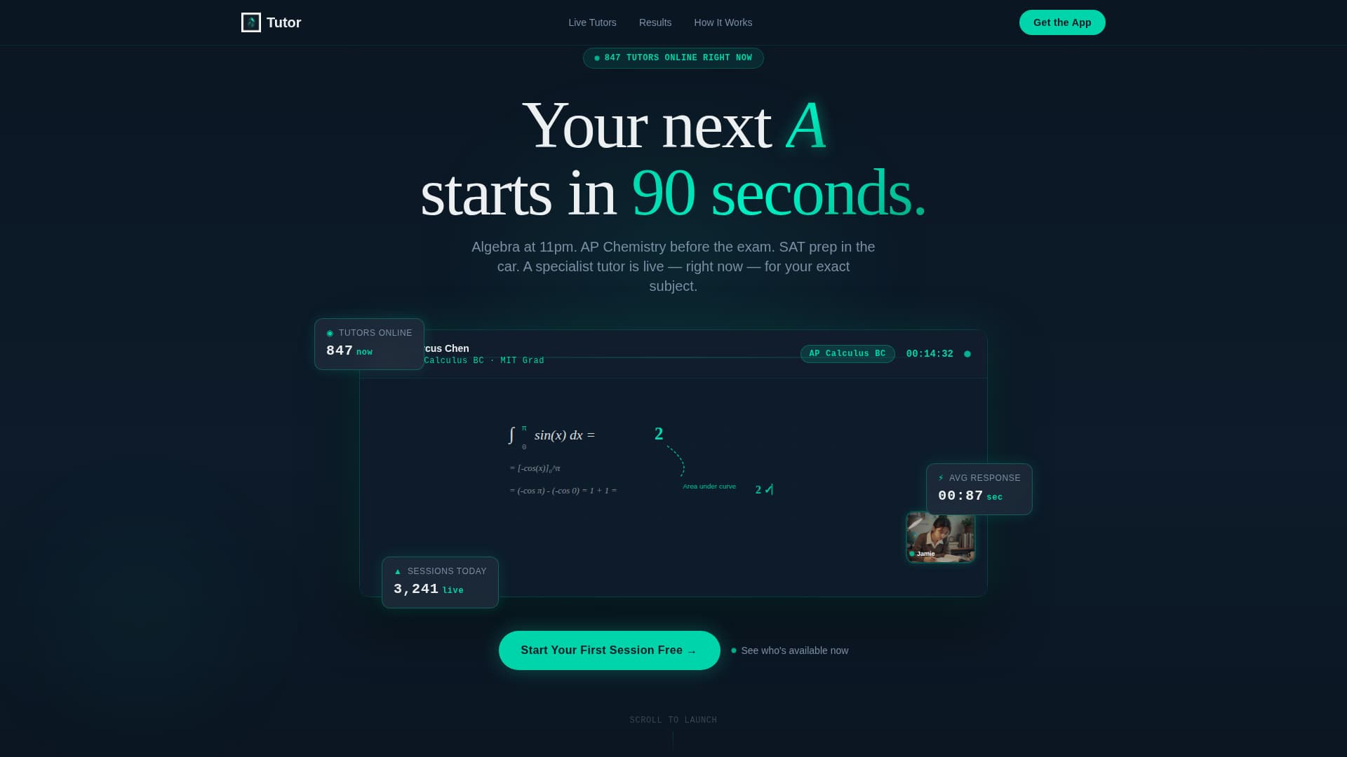 Tutorgrid - Instant Tutoring Landing Page Template