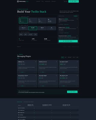 Twilio - Premium Plugin Landing Page Template