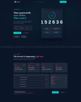 Verify - Powerful Authentication Landing Page Template