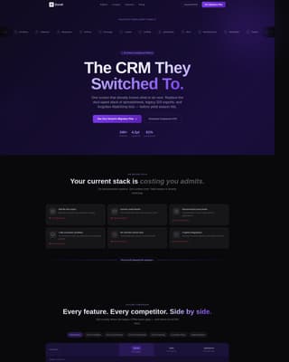 Enroll - Powerful University CRM Landing Page Template