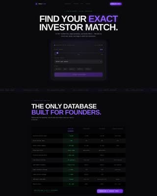 Dealflow - Powerful Investor Database Landing Page Template