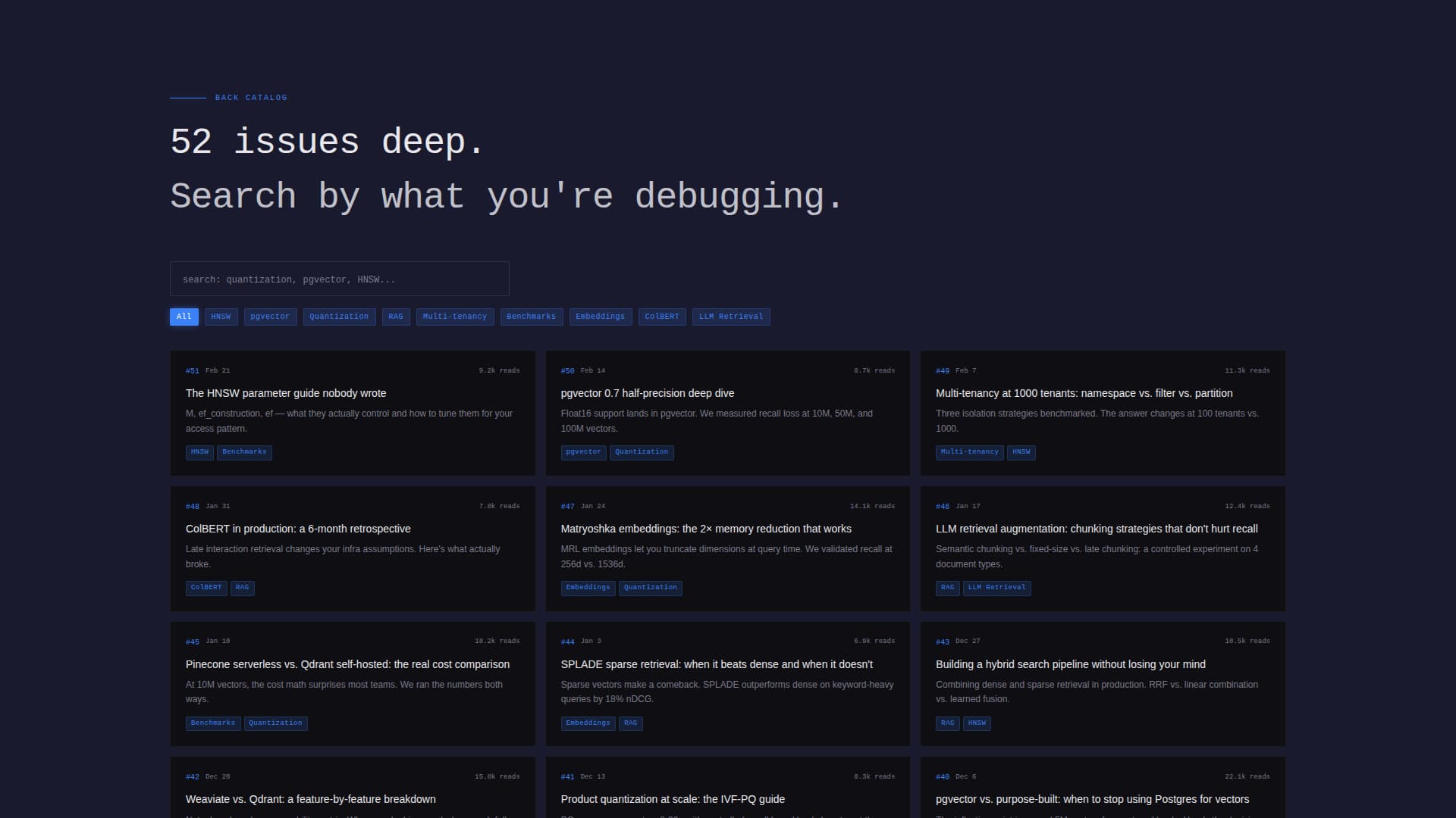 Embed - Precision Vectorsearch Landing Page Template