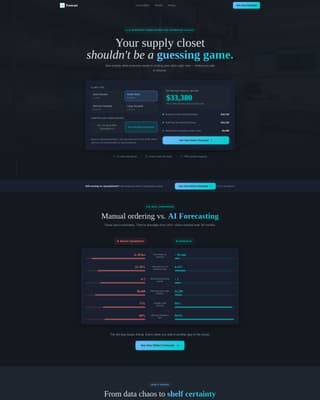 Forecast - Intelligent Veterinary Landing Page Template
