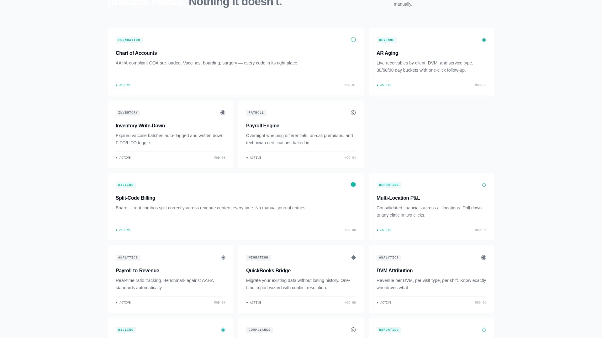 Ledger - Powerful Veterinaryaccounting Landing Page Template