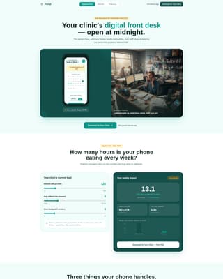 Portal - Powerful Veterinary Landing Page Template