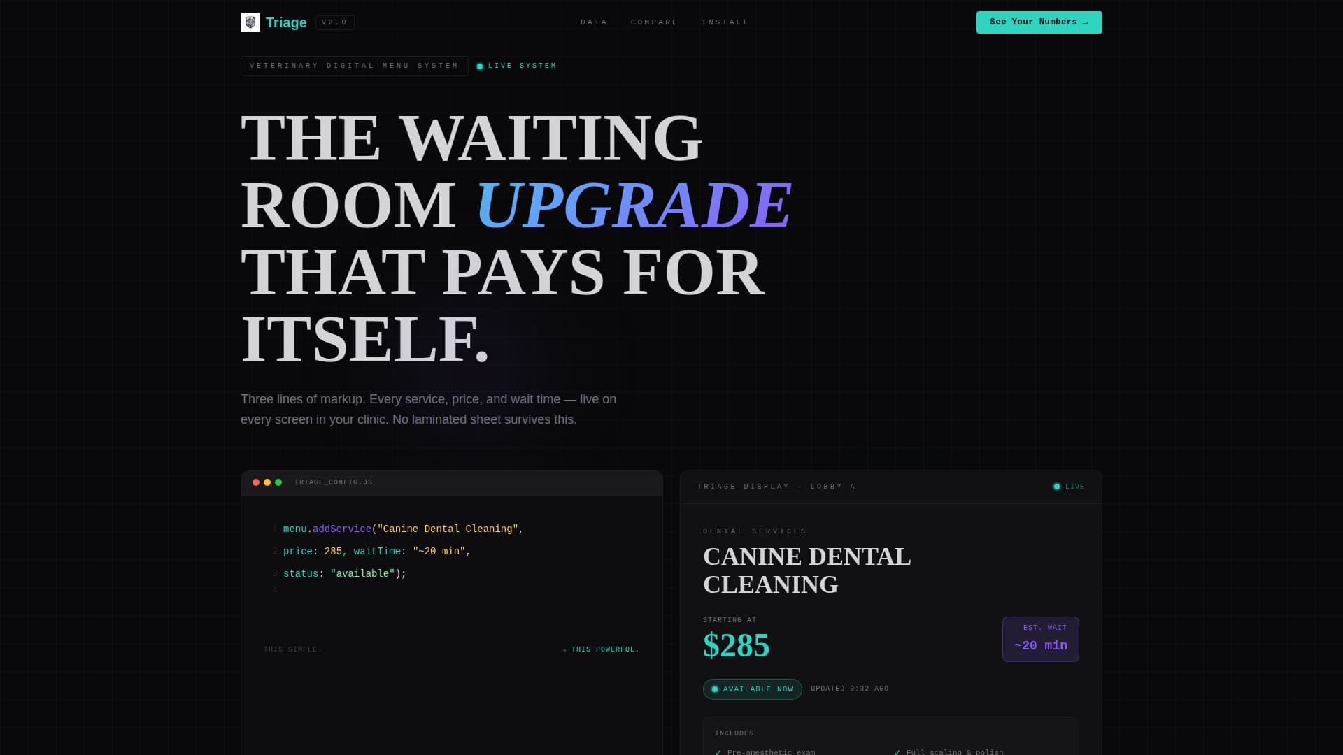 Clinic Pro — Veterinary Landing Page Template