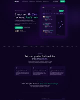Vetter - Verified Veterinary Landing Page Template