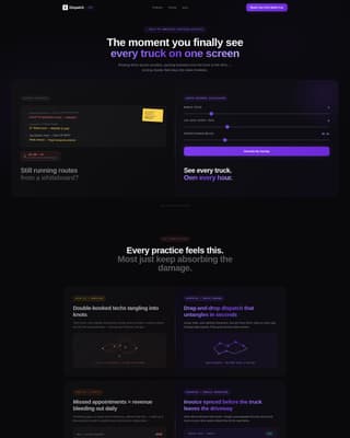 Dispatch - Powerful Veterinary Landing Page Template