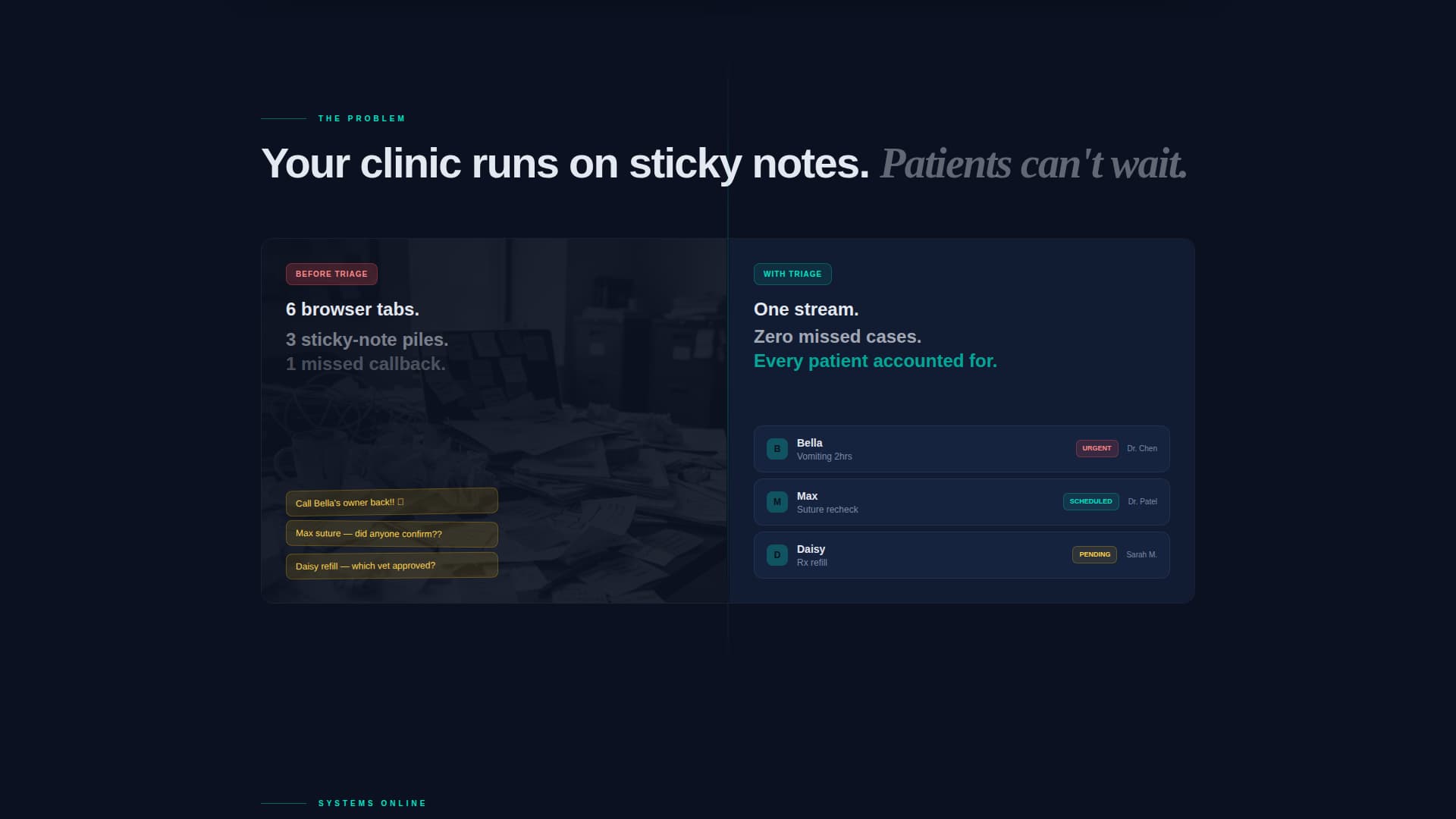 PawSmart — Veterinary Platform Landing Page Template