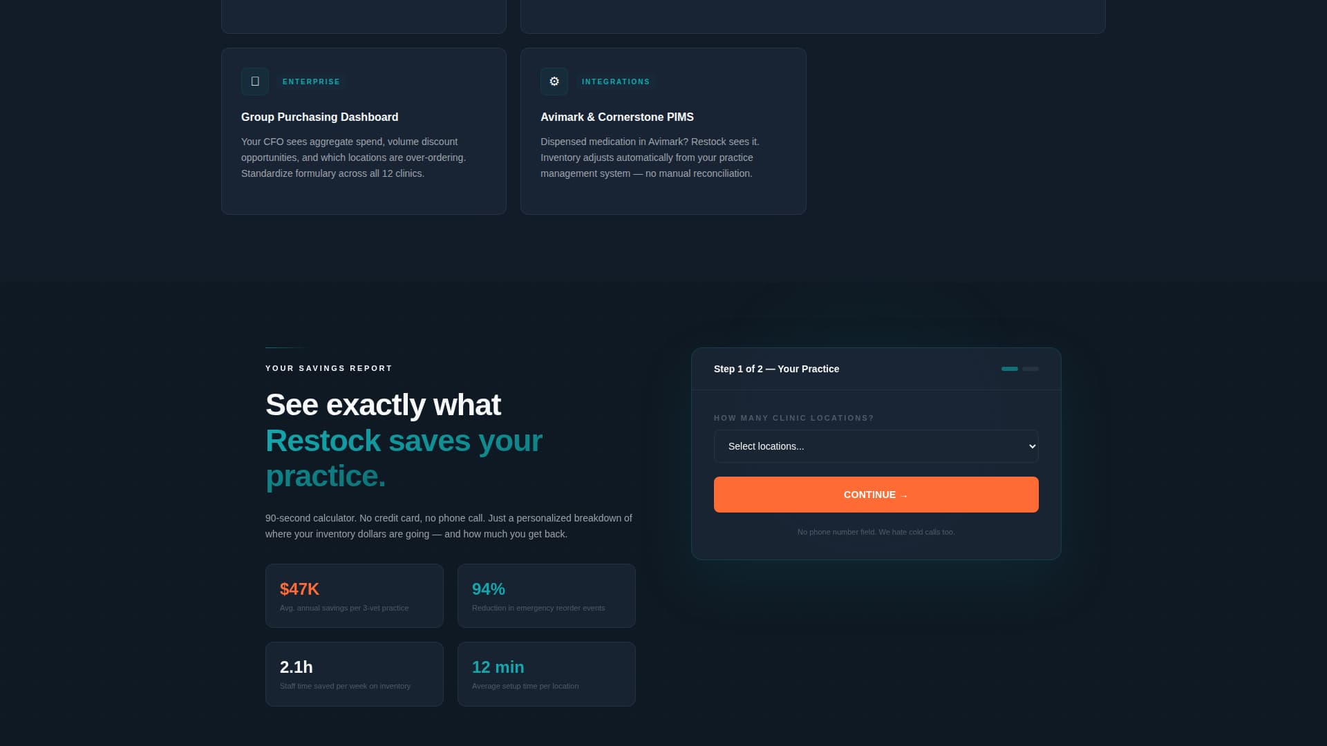 Restock - Powerful Veterinary Landing Page Template