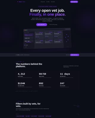Roster - Powerful Veterinary Landing Page Template