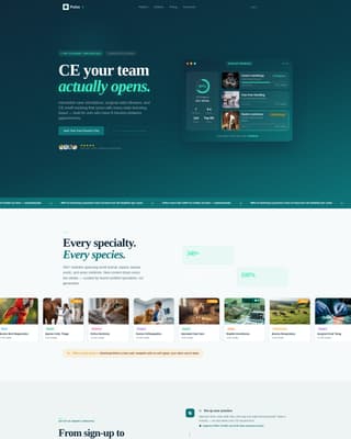 Pulse - Dynamic Veterinary Landing Page Template