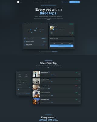 Fetch - Trusted Veterinary Landing Page Template