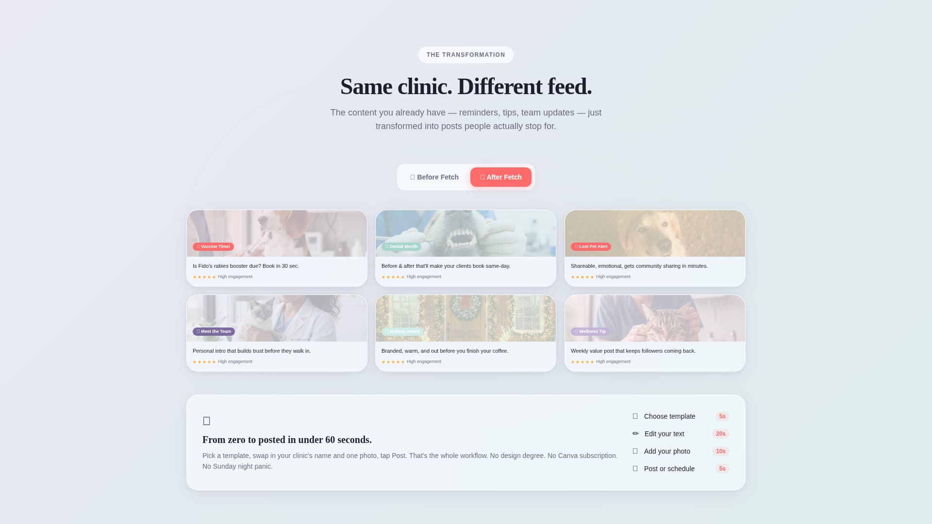 Vets Care Management — Landing Page Template