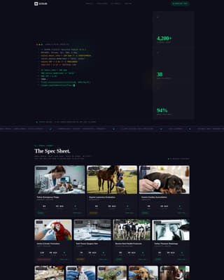 Scrub - Immersive Veterinary Landing Page Template