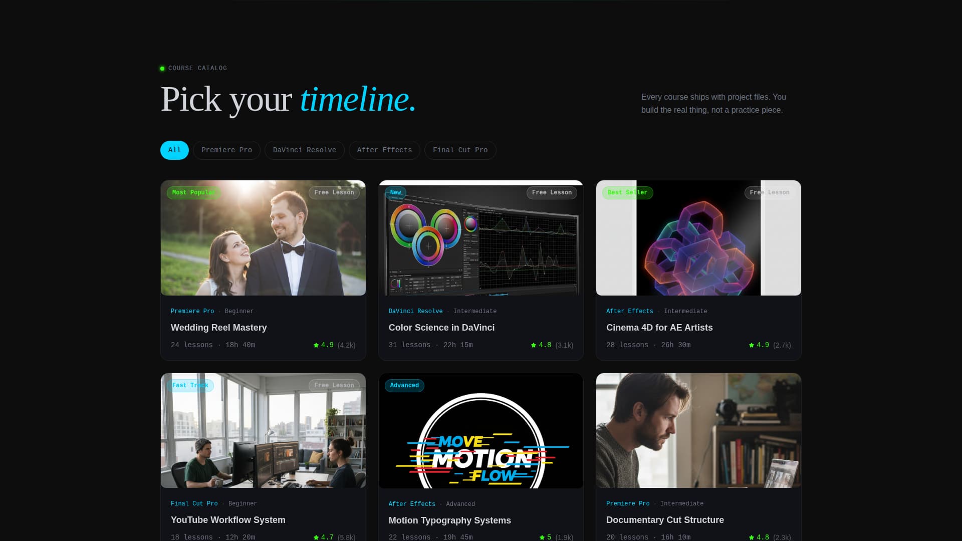 Scrub - Dynamic Video Tutorial Landing Page Template