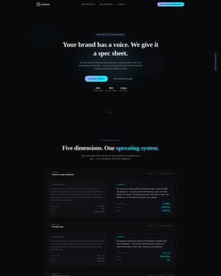 Lexicon - Programmable Voice Guide Landing Page Template