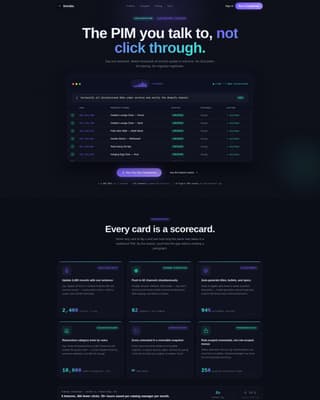 Invoke - Powerful PIM Landing Page Template