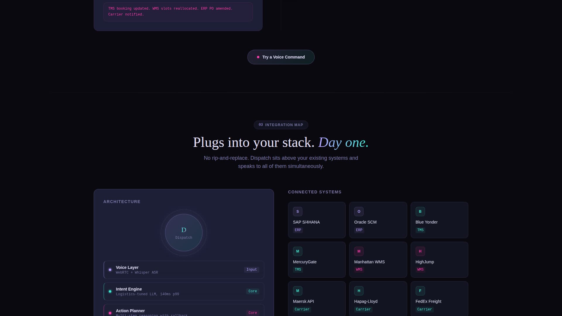 Route — Smart Logistics Landing Page Template