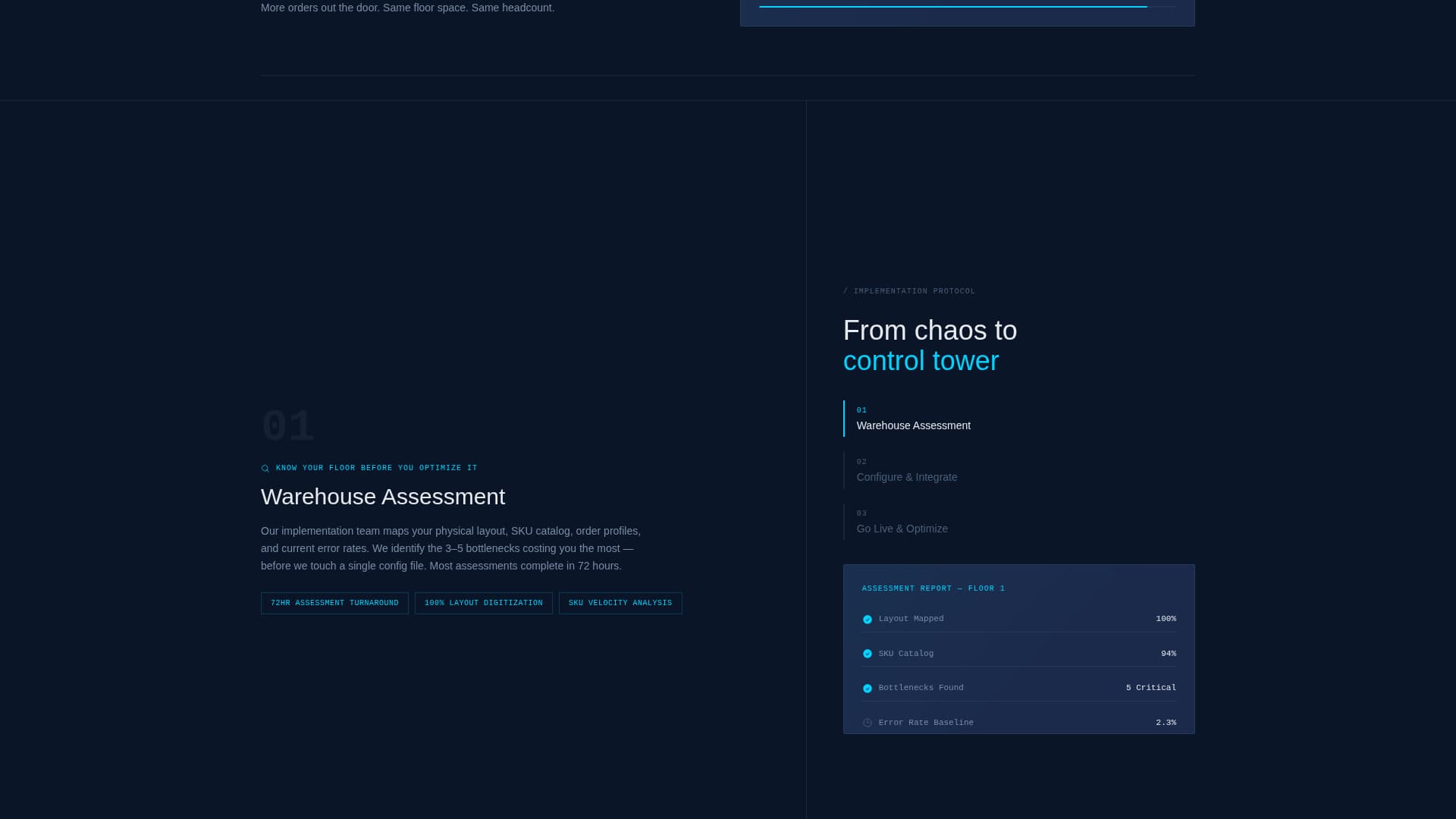 Manifest - Precision Warehouse Landing Page Template