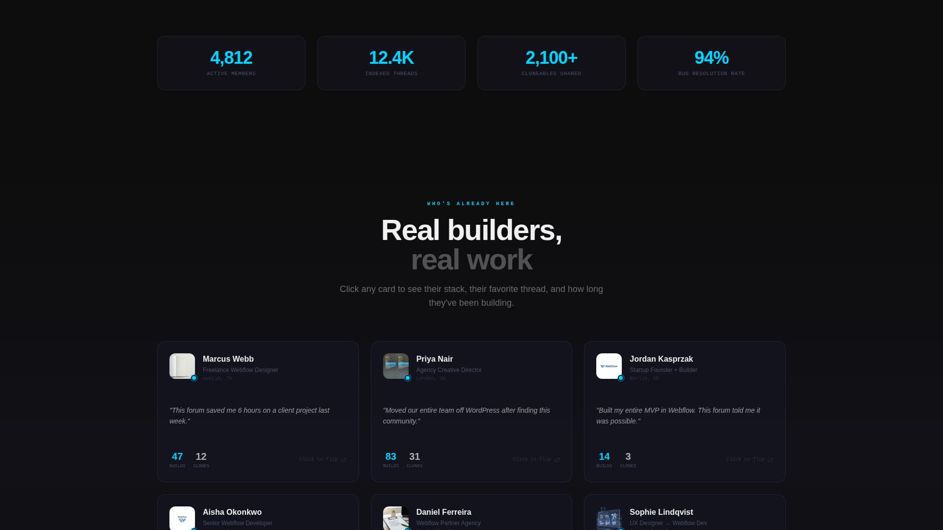 Forumhub - Dynamic Community Landing Page Template