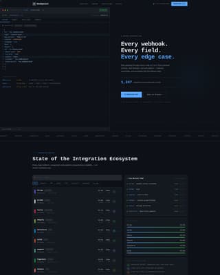 Webhook - Highconverting & Landing Page Template