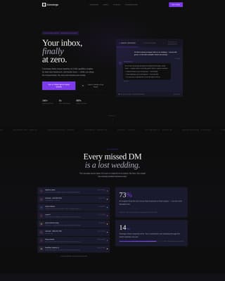 Concierge - Effortless Wedding AI Landing Page Template