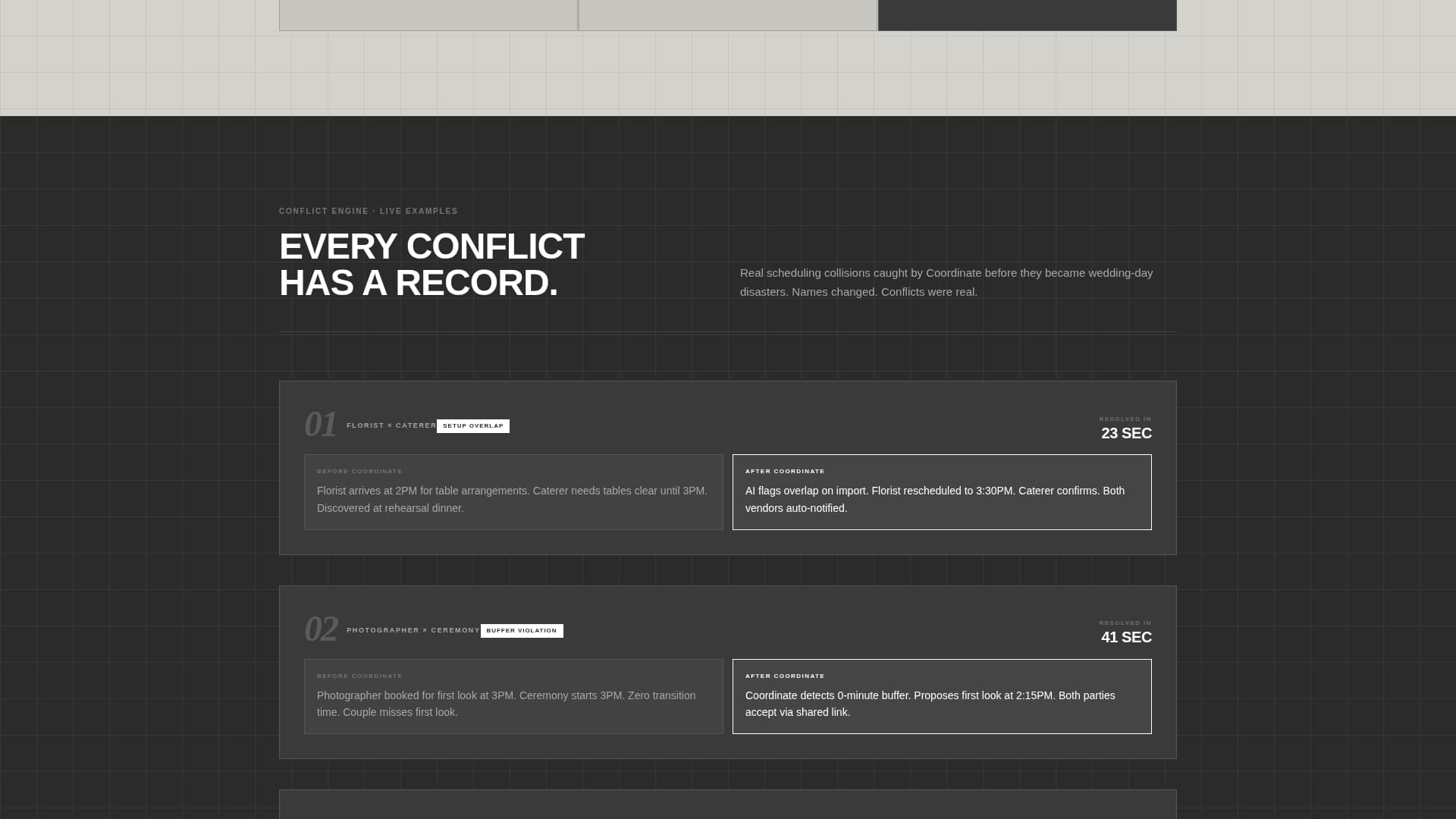Coordinate - Powerful Wedding Landing Page Template