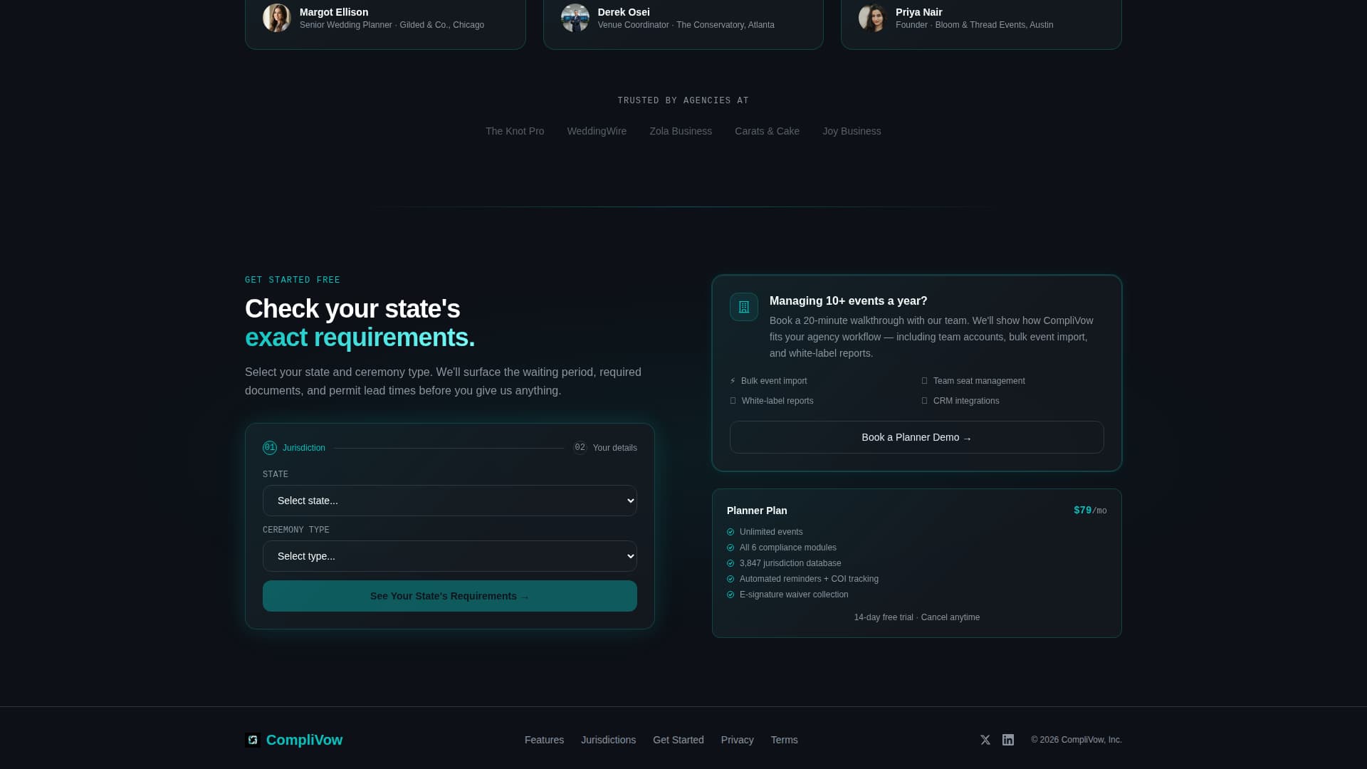 Comply - Streamlined Compliance Landing Page Template