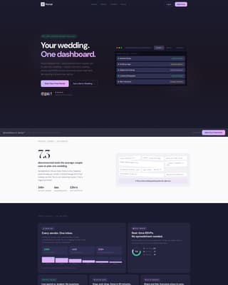 Portal - Seamless Wedding Landing Page Template